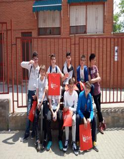Participantes en el concurso de Ajedrez Escolar IES Alonso Quijano, Quintanar de la Orden.